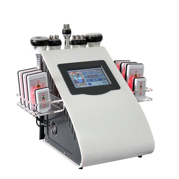 

6 in 1 40k lipo ultrasonic cavitation vacuum body shaping sliming machine cellulite removal lipo laser facial lifting tightening