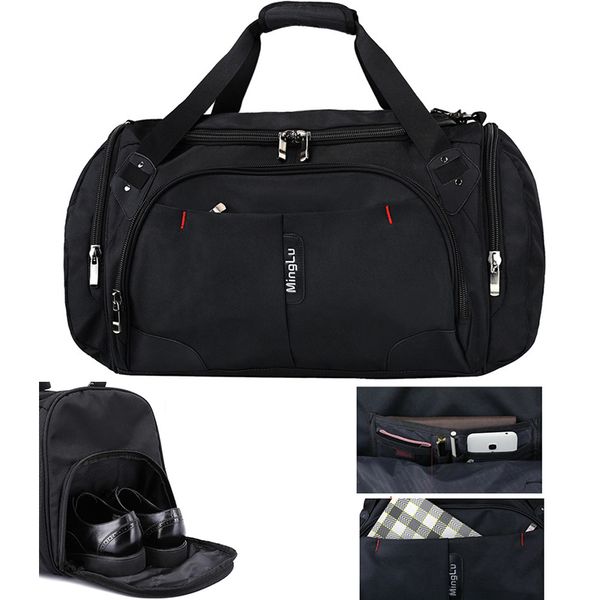 

duffel bags men multifunctional waterproof travel sports fitness outdoor tote luggage shoulder sling business trip for male 230202