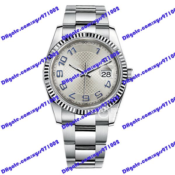 

highquality watch 2813 automatic mechanical watch 36mm silver number dial 116234 women's watch stainless steel strap sapphire glass 116, Slivery;brown