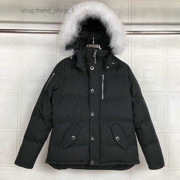 

moose men's down parkas jackets 22ss mens moose jacket outwear outdoor man winter coat warm clothings s-xxl krtf u370 winter jacket 3 h, Black