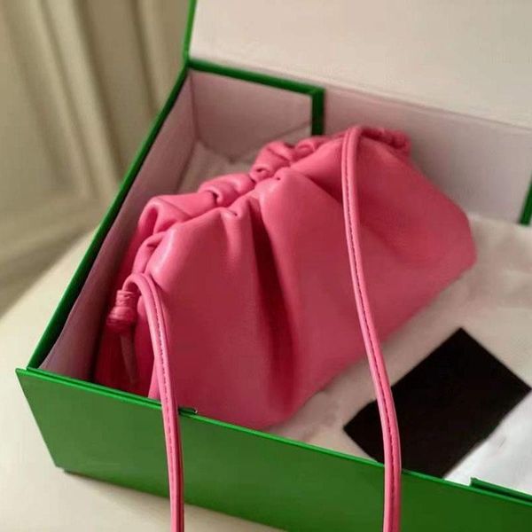 

r bag the pouch soft calfskin ladies large clutch bags genuine leather famous hand fashion women upgrade shoulder cloud bag