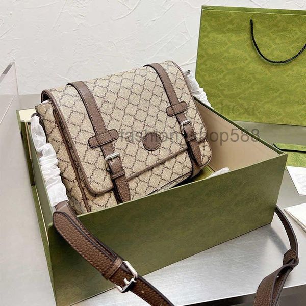

evening bags design largemessenger bags postman handbag purse canvas classic letter print genuine leather man shoulder crossbody bag 2023 qu