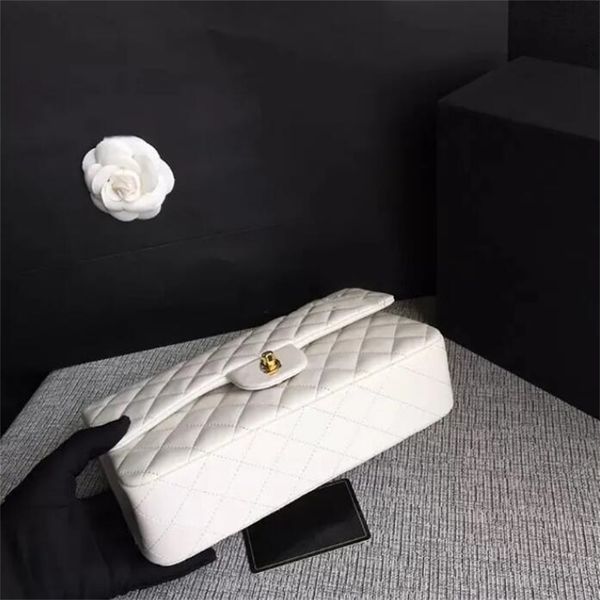 

10a mirror quality shoulder bags classic 25.5cm sheepskin diamond lattice flap bag designer women chain cross body bags luxuries designers h