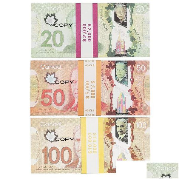 

other festive party supplies prop money cad canadian dollar canada banknotes fake notes movie props264a drop delivery home garden dhaur