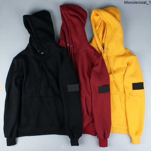 

hoodies sweatshirts spring autumn essential stone three colors thick is land style streetwear hoody hoodie mens sweatshirt fashion cotton8tf, Black