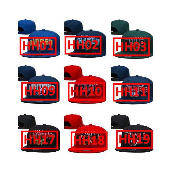 

2023 ice hockey snapback hat american team color adjustable cap, Black;white