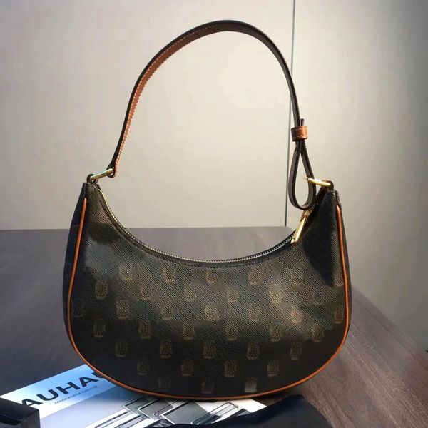 

bag fashion underarm tote crossbody bags ava triomphe luxury designer genuine leather printed pattern evening hangbag 5a quality women'