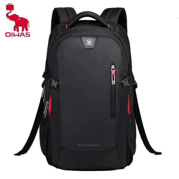 

backpack oiwas school bags 14 inch laps waterproof nylon 29l casual shoulder bagpack travel teenage men's mochila 230201