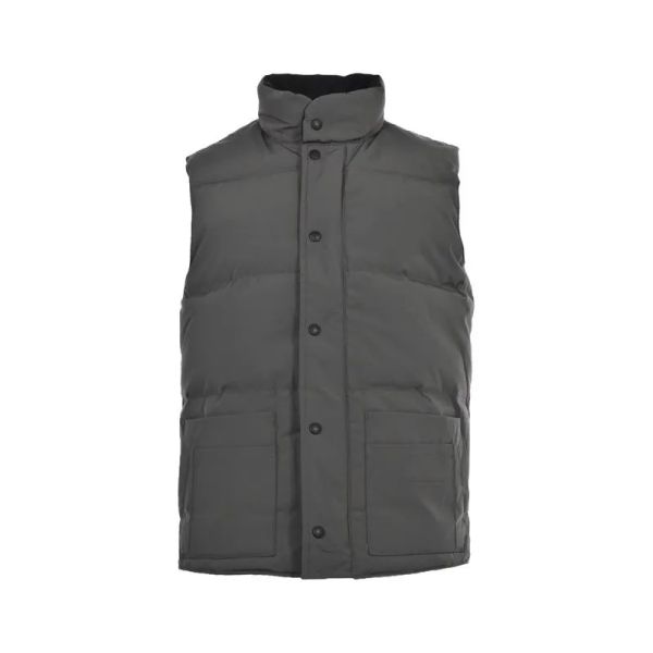 

vest jacket gilet men's vests jackets goose material black and white graphite gray and other multi-color fashion embroidery badge desig, Black;white