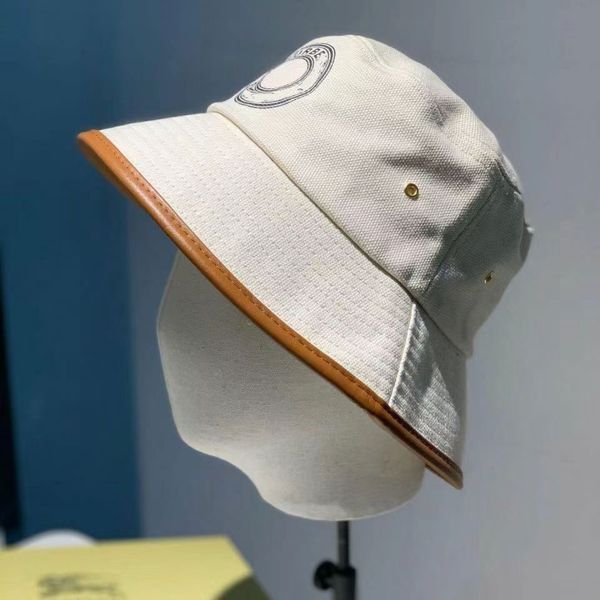 

2023 fashion designer caps bucket hat icon his-and-hers floppy foldable hats for men sun protection casquette bonnet fedora spring new, Blue;gray