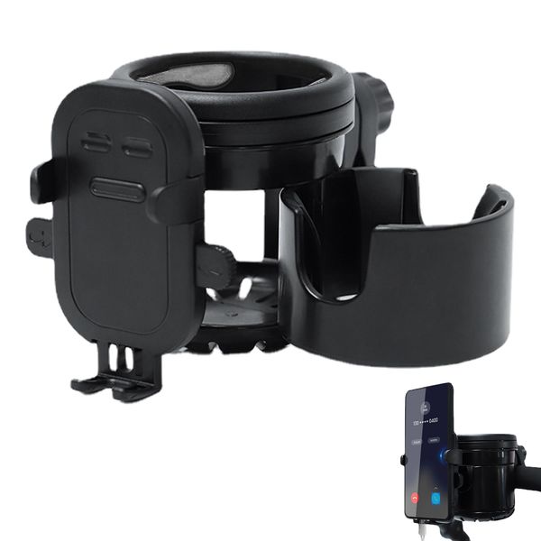 

stroller parts accessories baby 3 in 1 universal stable placement mobile phone cup holder for outdoor pushchair carriage organizers 230202