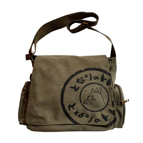 

evening bags my neighbor totoro canvas shoulder large satchels leisure messenger crossbody bag 230201
