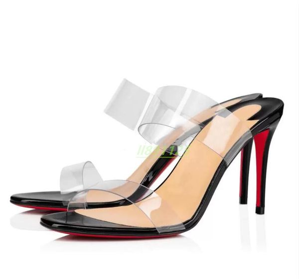 

brand red high heels r bottom women sandals female designer peep-toe sandals pointy red soles 8cm 10cm sandals sandals size 34-42 668, Black