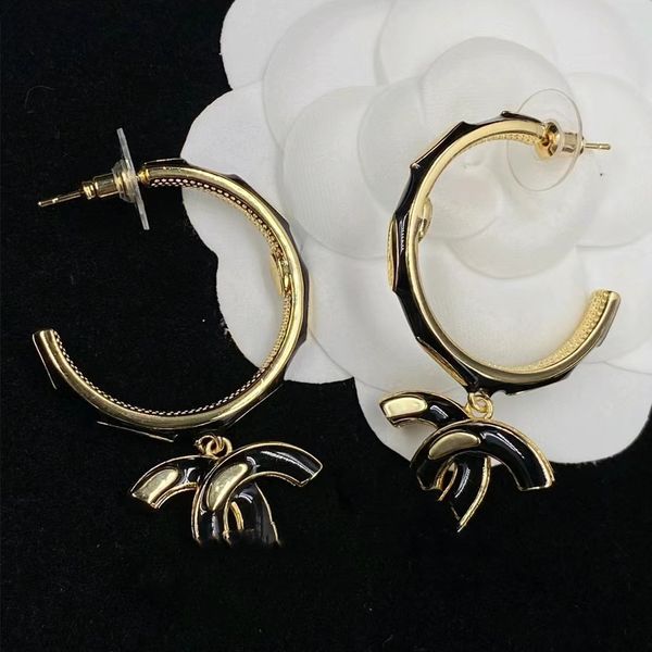 

dangle earrings earrings double c crystal stud earrings gift luxurycharm, Silver