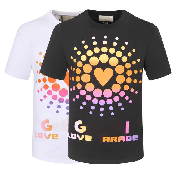 

2023 mens t shirt designer for men women shirts fashion tshirt with letters summer short sleeve man tee woman clothing asian size lol#98, White;black