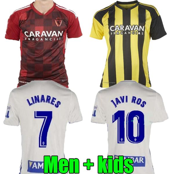 

2022 real zaragoza .suarez soccer jersey narvaez a.frances 22/23 ivan vada fran gamez mollejo maillots de foot shirt javi ros pombo miguel, Black;yellow