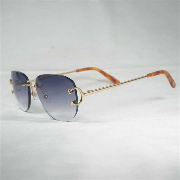 

36% off 2023 all-match finger wire random men oval eyewear women for summer metals frame oculos sol las gafas, White;black