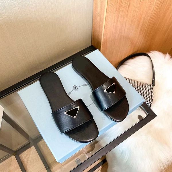 

designer slipper luxury women sandals brand slides fashion slippers lady slide thick bottom design casual shoes sneakers by shoe10 01, Black