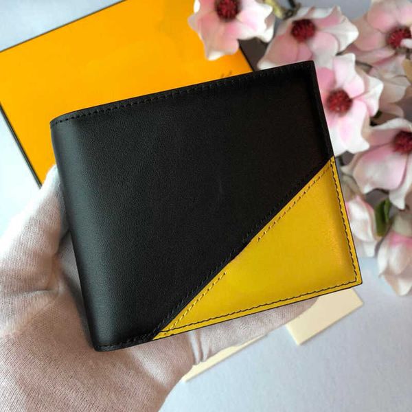 

luxury leather wallet purse designer clutch bag fashion short card bags cowhide coin purses, Red;black