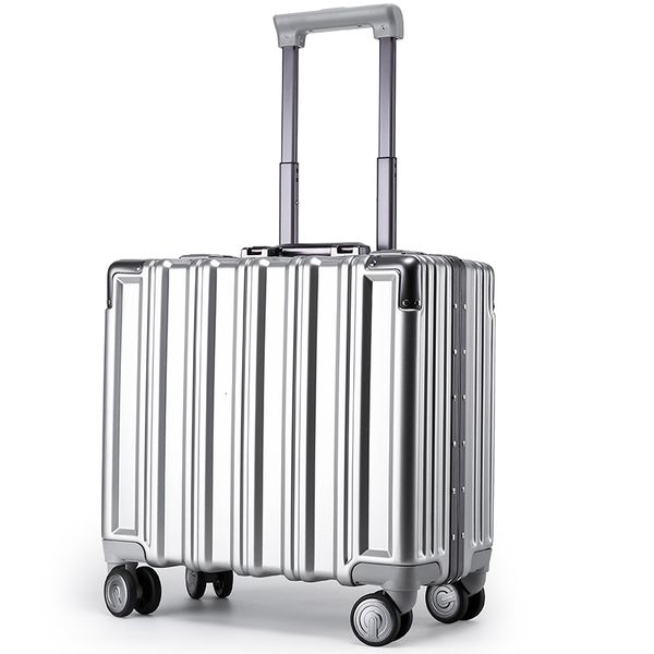 

duffel bags 18 inch boarding suitcase business luggage small trolley case universal wheel female and male student password box 230203