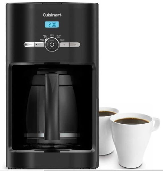 

cuisinart 12 cup classic programmable coffee maker black dcc-1120bk