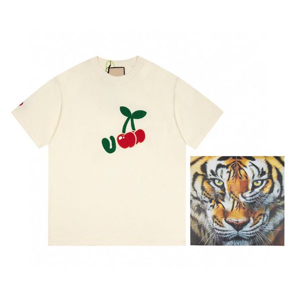

men's plus tees & polos round t-shirt plus size neck embroidered and printed polar style summer wear with street pure cotton q3wg, Black;brown