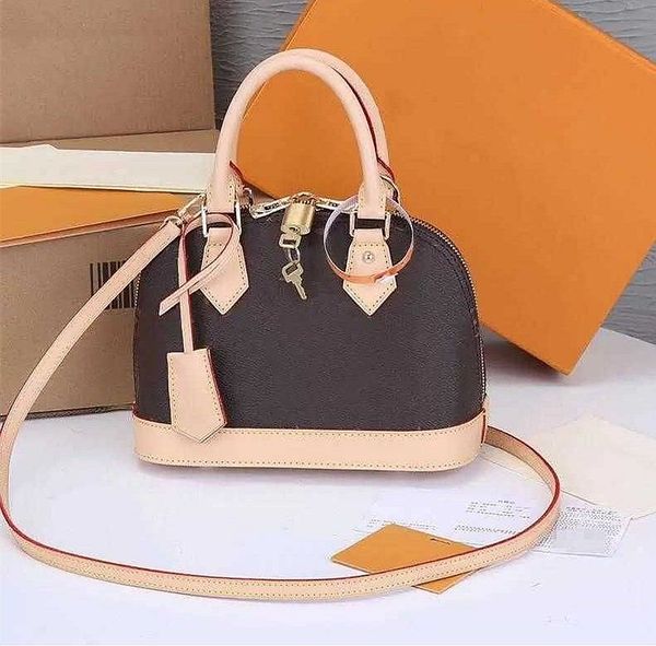 

within 5days ship 2022 with lock tag alma bb 25cm fashion women shoulder bags chain messenger bag leather handbags shell purse cos ywqr qeqg, Red;black