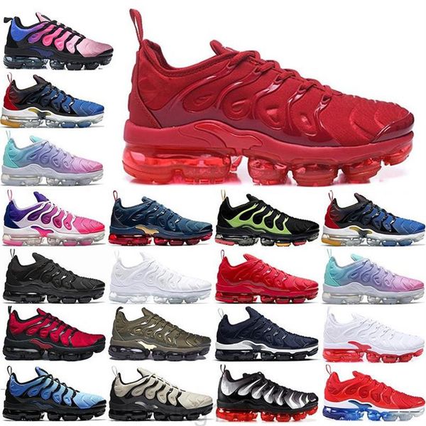 

2020 tn plus shoes mens white volt black hyper psychic blue oreo purple womens breathable fashion sports sneakers trainers outdoor2781