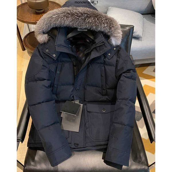

men's down parkas jackets winter mens outdoor coat jacket casual hooded moose coats outerwear man warm men puffer doudoune outwear bomb, Black