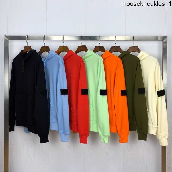 

designer toney mens hoodies island jumper 2021fw women stones street hooded sweatshirtst6ye, Black