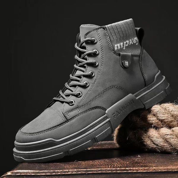 

f004 ankle boots men sneakers trainers casual skateboard shoes university blue dark mocha bred shadow twist classic mens black grey eur39-44