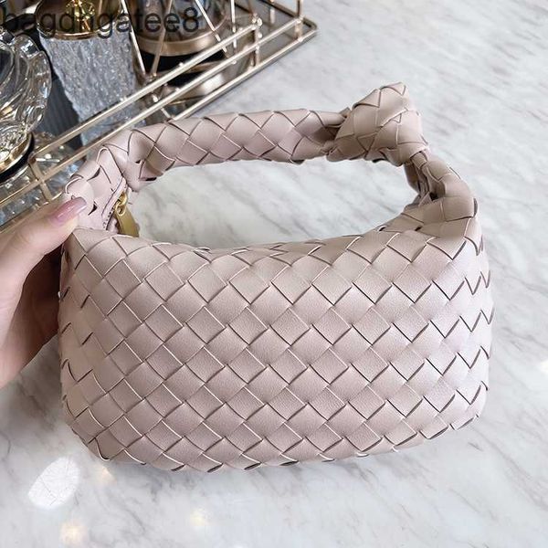 

hand jodies knotted vene bag handbag 2023 woven designer bags armpit bottegas jodiebag ox horn cloud fashion women's tox3
