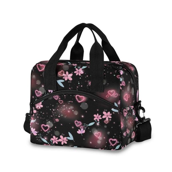 

ice packsisothermic bags women lunch fresh insulation cold bales thermal oxford waterproof convenient leisure sunflower print tote bolso 230