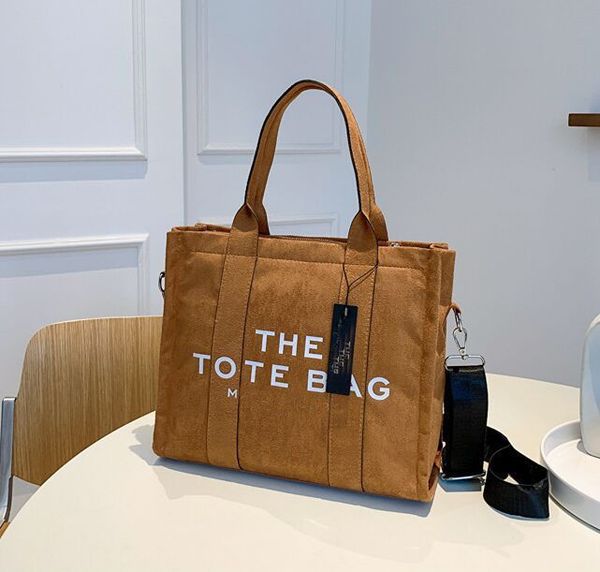 

suede designer bags the tote bages wallets brown fur handbag shoulder women classic purse soft pu leather luxury handbags marcjobob 30cm lar