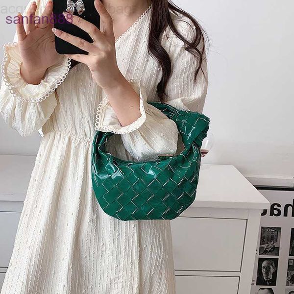 

bottegas bag vene jodie 2022 new bag lacquer woven cloud urban simple hand underarm female knotted hand