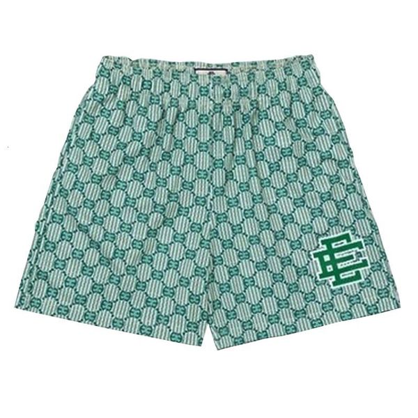 

men's shorts eric emanuel summer casual printed quickdrying gym sports training basketball beach polyester for men 230202, White;black