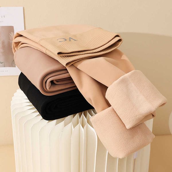 

and winter autumn plush thickened water-light socks bare legs warm bottoms women's natural smooth enlarged fat pantyhose lycra 100% cot, Black