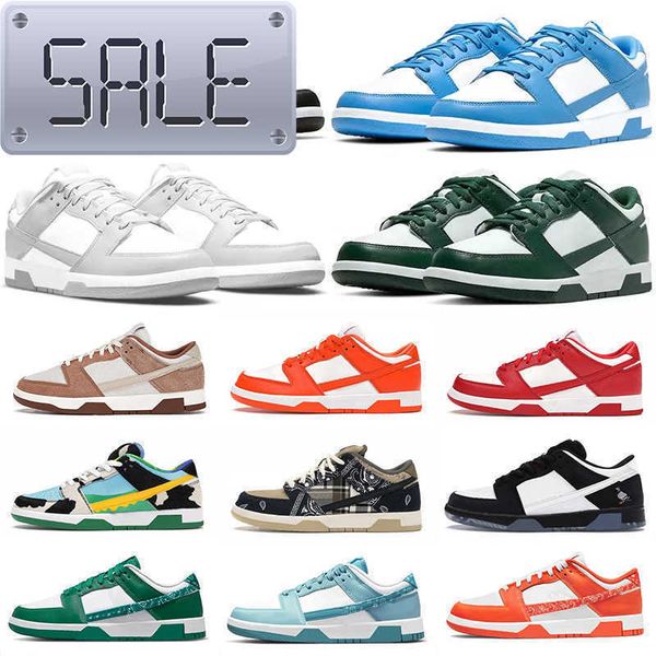 

designer dunks casual sneakers shoes panda low university blue grey fog medium varsity green chunky michigan syracuse chicago outdoor dunked, Black