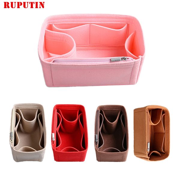 

cosmetic bags cases make up organizer felt insert bag for handbag travel inner purse portable cosmetic bags fit various brand liner bags 230