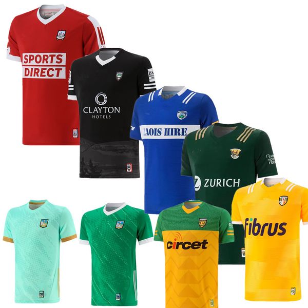 

2023 gaa jersey cork mayo cork westmeath sligo antrim laois tipperary tyrone limerick galway derry kerry dublin t-shirt ireland gaa all team, White;black