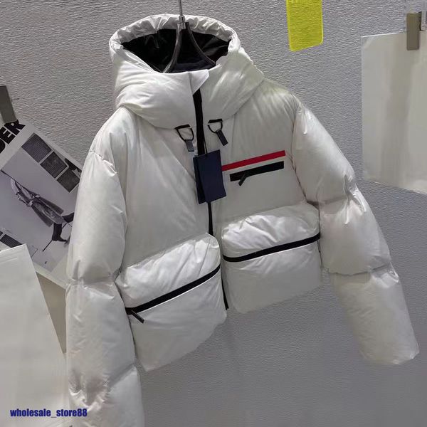 

2023 mens down jacket hooded autumn men women windbreaker coat puffer jackets long sleeves winter jackets outwears designer coats, Blue;black