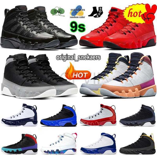 

jumpman jordens retro 9 men basketball shoes 9s particle grey change the world chile red university gold blue oregon ducks outdoor mens, Black