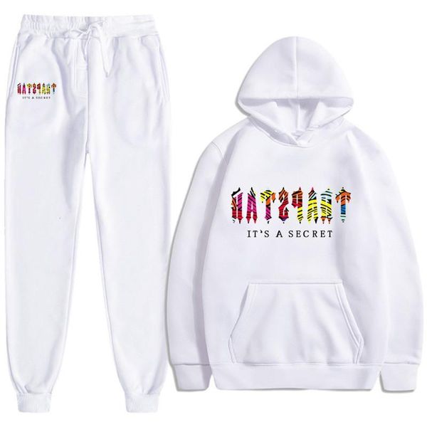 

new men's tracksuit trapstar fashion hoodie sportswear men clothes jogging casual mens running sport suits designer pant 2pcs sets mgih, Gray