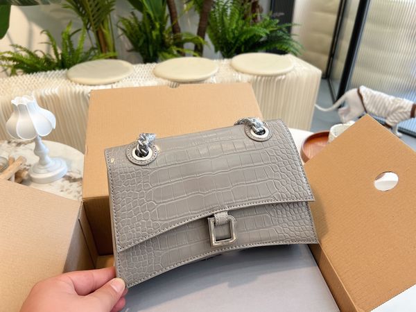 

the hourglass bag black cross-body bag leather bag cross-body women bag leather chain bag original 5-color bag