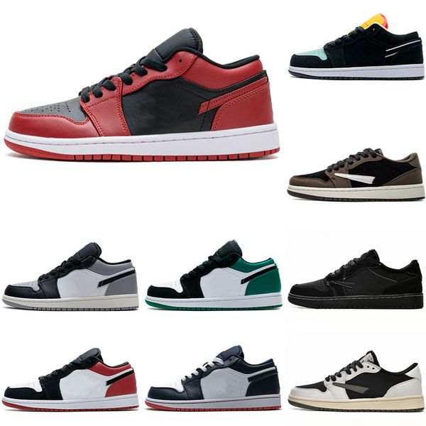 

jumpman 1 1s low basketball shoes mens women mocha hemp white football aluminum wolf grey gym red tropical teal university blue court purple