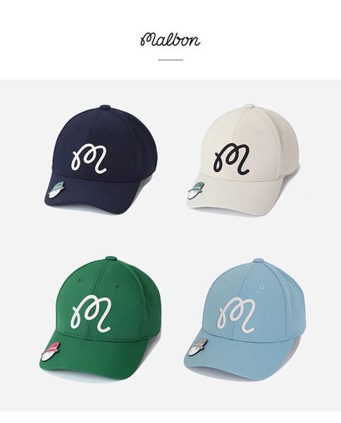 

outdoor hats golf hat sports caps with magnet ball mark 230203, Black;white