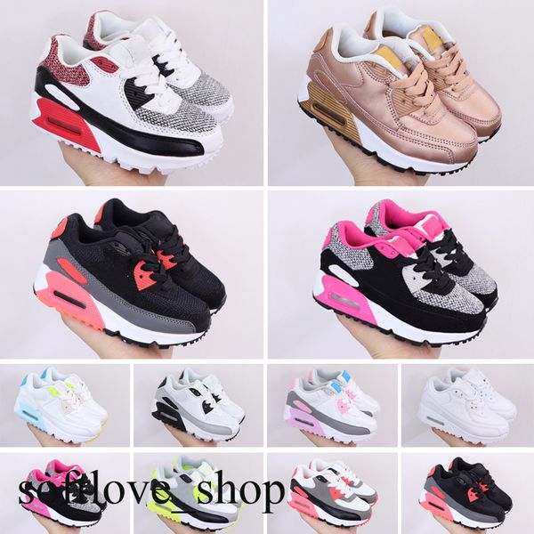 

kids athletic shoes children basketball wolf sport sneakers for girl toddler chaussures pour enfant, Black