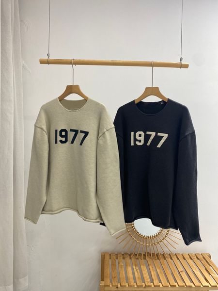 

men's sweaters fall winter high street loose comfortable knitted sweater 230203, White;black