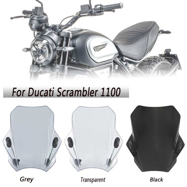 

for ducati scrambler 1100 2018 2019 2020 2021 2022- motorcycle windshield 0203