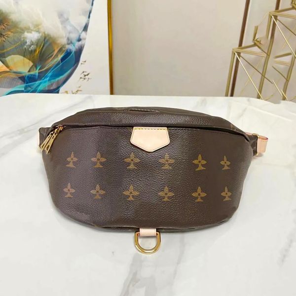 

luxury designers fashion m43644 waist bags genuine leather bumbag chest bag waist pockets cross body shoulder belt purse men womans fanny pa
